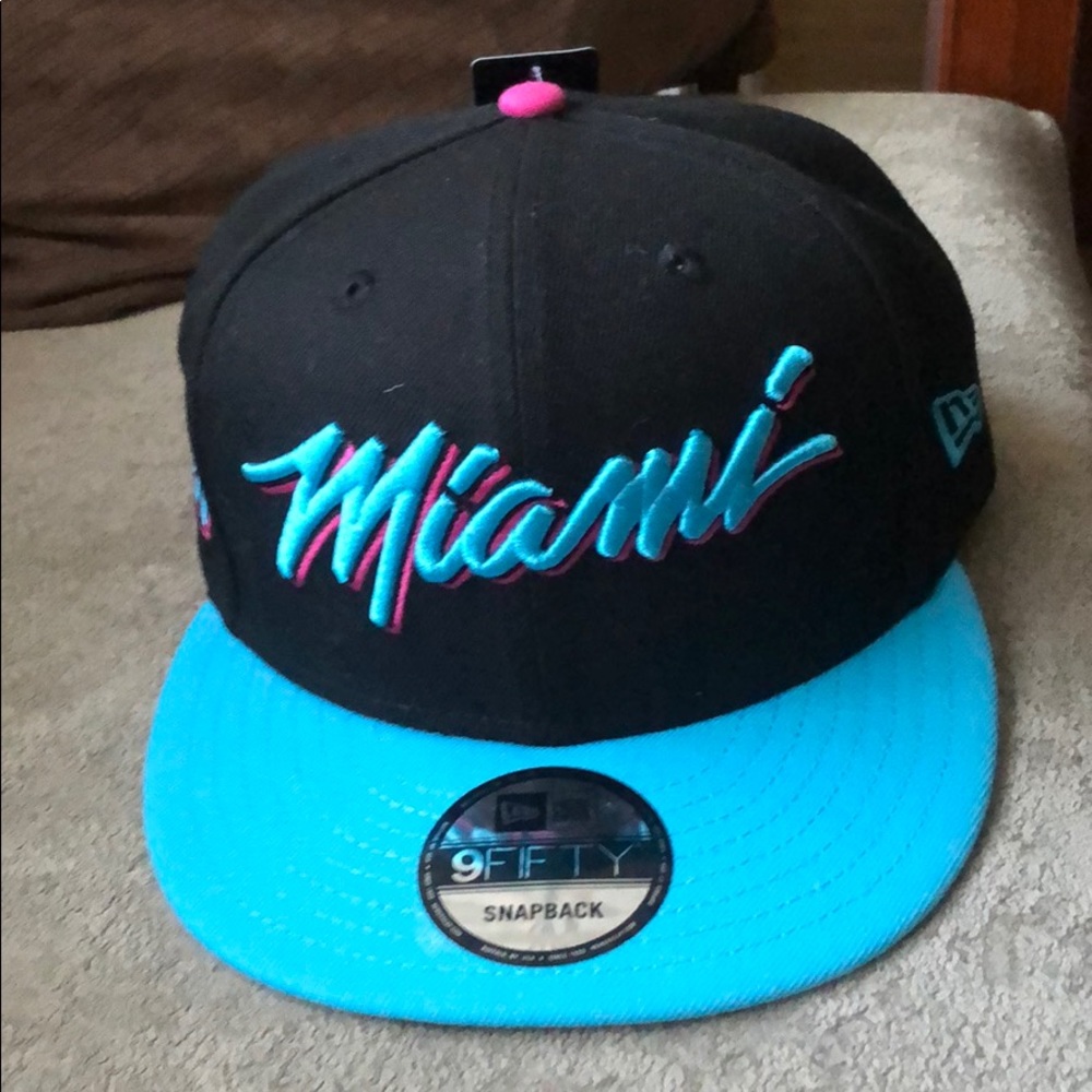 Miami Heat "Miami Vice" New Era Snapback Hat